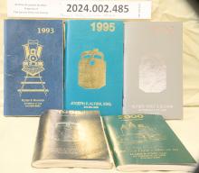 Misc. Calendar/Notebook for H.E.Neubert with some train info.