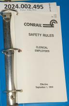 CR Safety Rules for Clerical Employees, 1993-09-01