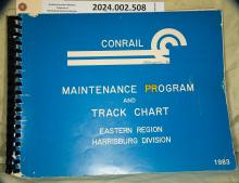 Track Chart, Eastern Region, Harrisburg Division, 1983