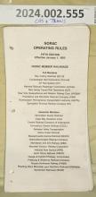 NORAC Operating Rules 5th edition eff. 1995-01-01