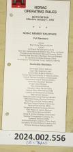 NORAC Operating Rules 6th edition eff. 1997-01-01