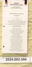 NORAC Operating Rules 6th edition eff. 1997-01-01