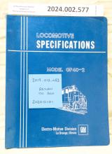 Locomotive specs EMD GP40-2