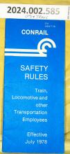 Safety Rules for Train, Locomotive and Other Transportation Employees, July 1978