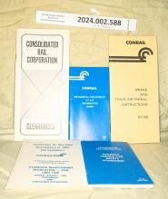 Five instruction manuals: clearance, mechanical, air, intermodal,freight car safety