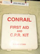 Conrail First Aid and C.P.R. Kit CR #47-573900 (complete with contents)