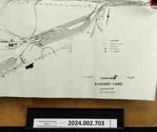 Track plans, Elkhart Yard, pre-1984
