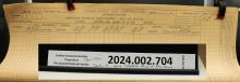 Dearborn Div. dispatchers' Record of Train Movements, blanks