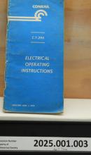 C.T. 290 Electrical Operating Instructions, eff. 1978-06-01