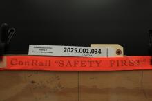 Orange Safety First ankle straps