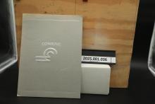 Gray folder with Conrail silver embossed lettering