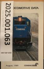 Locomotive Data booklet 1989