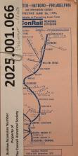 CR schedule ex-RDG Hatboro line June 1976
