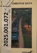 CR Locomotive Data booklet July 1986
