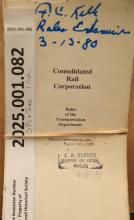 CR Rules of the Transportation Dept., April 1980