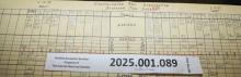 Southern Tier train dispatcher sheet, 1989-06-13