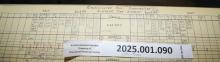 Southern Tier train dispatcher sheet, 1989-06-11