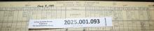 Southern Tier train dispatcher sheet, 1989-06-08