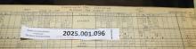 Southern Tier train dispatcher sheet, 1989-06-05
