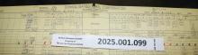 Southern Tier train dispatcher sheet, 1989-06-03