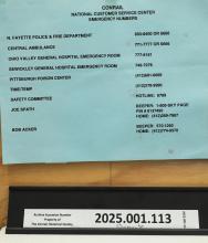 CR National Customer Service Center emergency phone numbers