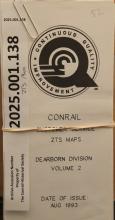 ZTS Maps, Dearborn Division, Vol. 2, 1993-08-00