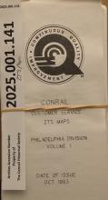 ZTS Maps, Philadelphia Division, Vol. 1, 1993-10-00