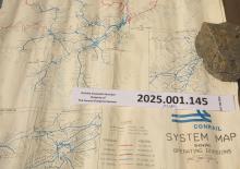 CR System Map, Officer of Chief Engineer, Design & Construction, Feb. 1996