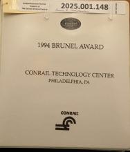 Branel Award, 1994, CR Technology Center, Philadelphia