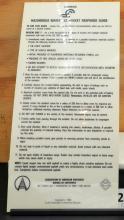Hazardous Materials Pocket Response Guide, by Association of American Railroads with Conrail logo, 1989-01-01