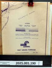 1987 Gross Tonnage Map
