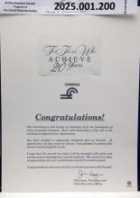 Service Award order form