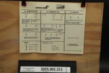 CR fire extinguisher information card, Metropolitan Reg. Training Center