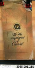 We the Employees of Conrail promotional pamphlet
