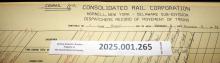Hornell Train Dispatcher Sheet Delaware Subdivision 1988-11-09