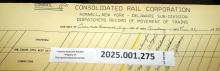 Hornell Train Dispatcher Sheet Delaware Subdivision 1988-11-20