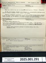 Notice of Investigation, Commuter Operation Philadelphia, 1980-12-31