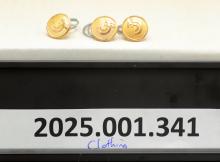 12 CR brass shirt buttons