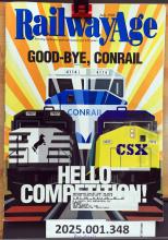 Railway Age June 1998, Goodbye Conrail article