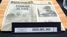 Columbus Dispatch newspaper article, Conrail On Track 1984-06-17
