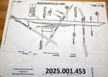 Track diagram, Indianapolis Line, date?