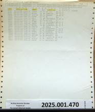 Locomotives 5500-5529 last OS report. 1993-02-27